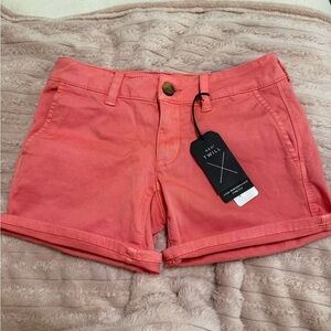 American Eagle Outfitters Coral Mini Shorts